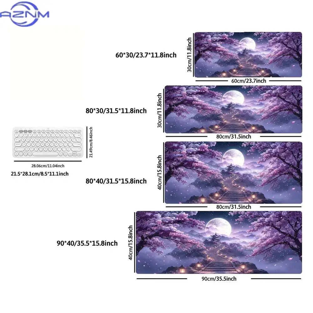 لوحة ماوس كبيرة بتصميم زهرة ال - مراجعة Tradescantia Purple وسعره